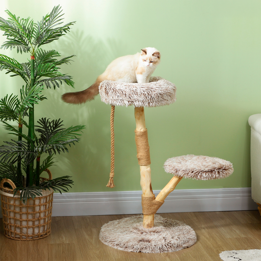 Modern Wood Cat Tree